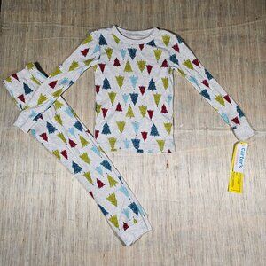 Carters Just One You Heather Grey Christmas 2 piece pj set Size 5T